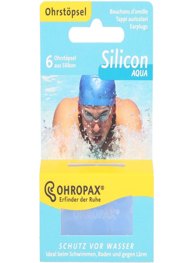 Ohropax Silicone Aqua Pack of 6 - Image 1